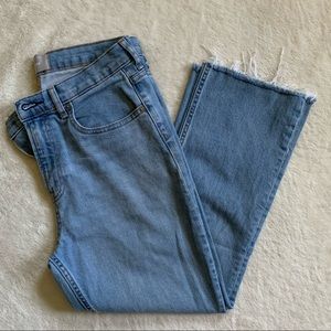 Everlane Hi Rise Kick Crop Jeans Size 30